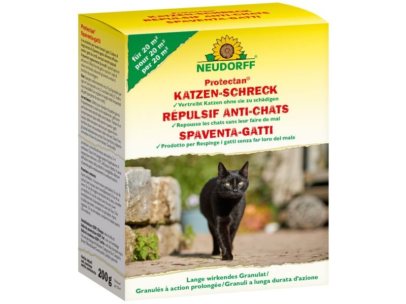 Neudorff Tiervertreiber Protectan Katzen-Schreck 200 g Abwehrmittel in Granulatform gegen Katzen