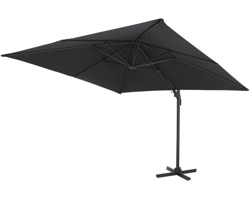 Siena Garden Califorina zweefparasol, 300 x 300 cm, antraciet