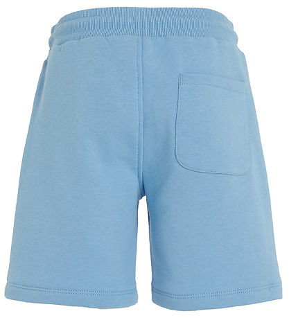 Calvin Klein Sweatshorts - Stack Logo Jogger - Dusk Blue