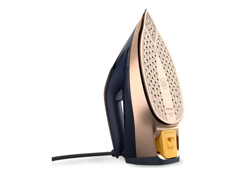 Philips Azur 8000 Series DST8050 - Dampstrygejern med automatisk afbrydelse - såleplade: SteamGlide Elite - 3000 W - mørkeblå