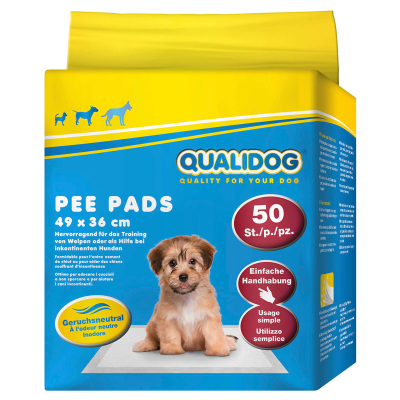 QUALIDOG Puppy Pee Pads geruchslos 50Stk. 49x36cm