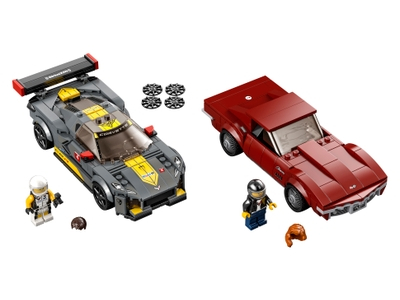 LEGO Chevrolet Corvette C8.R racewagen en 1968 Chevrolet Corvette (76903)