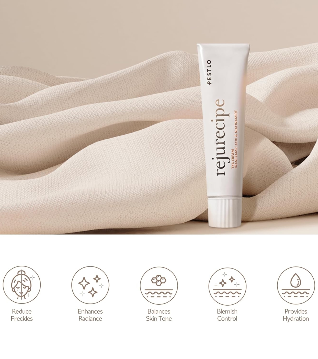 Pestlo - Creme Facial Iluminador Rejurecipe Txa
