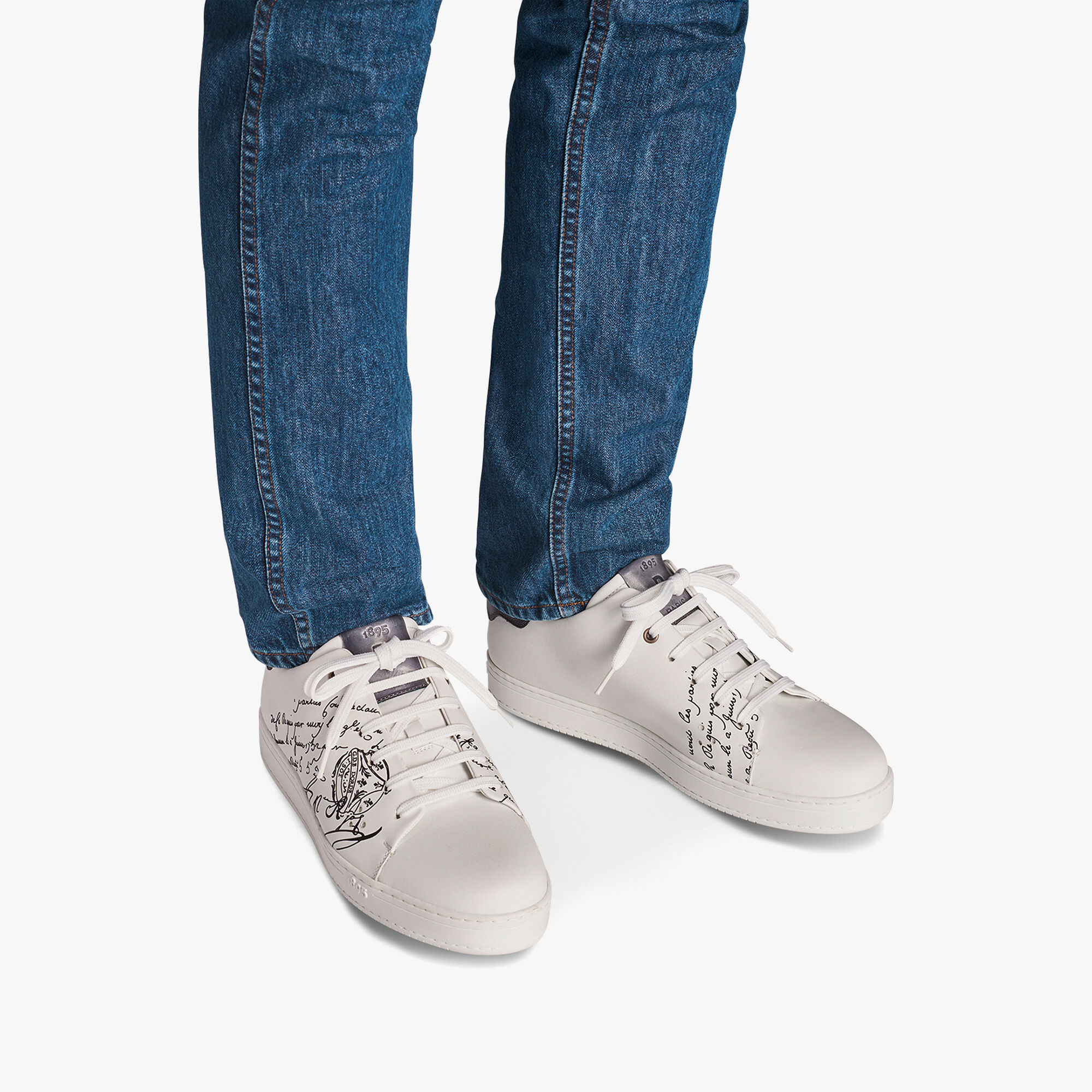 Sneaker Playtime En Cuir Scritto