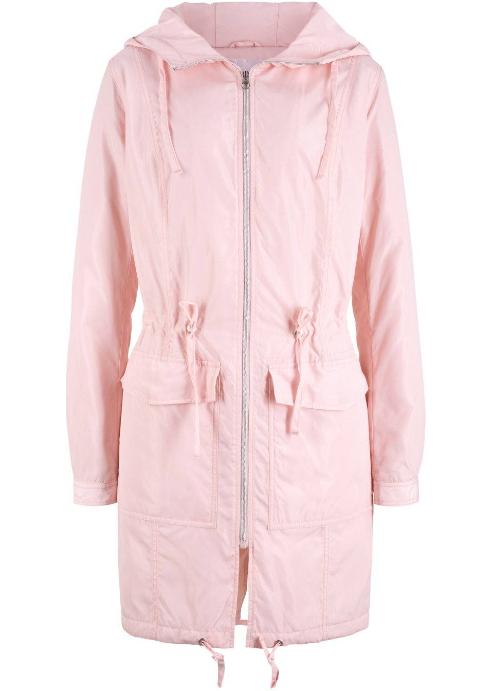 Manteau outdoor légèrement doublé avec cordon de serrage