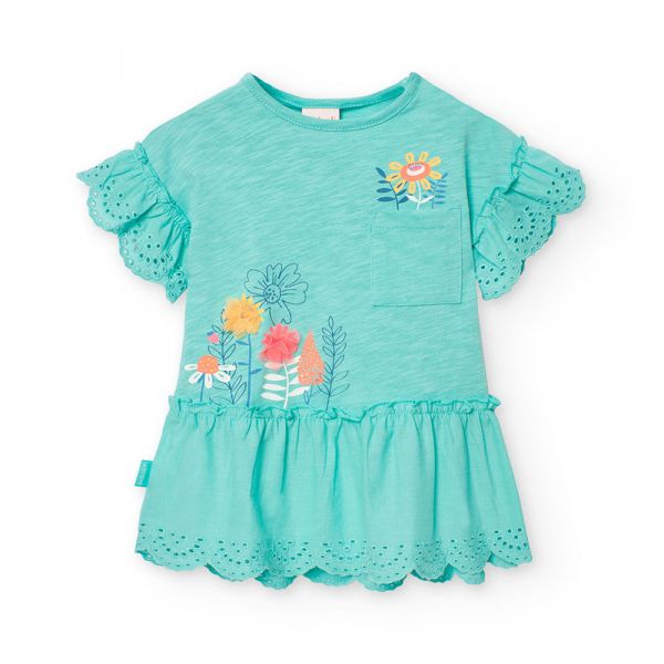 Boboli Vestido Combined Aquarius 7 Anos
