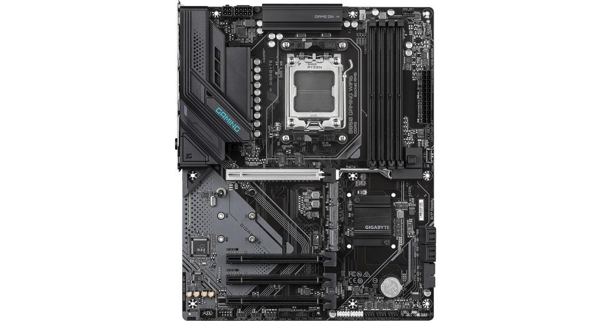 GIGABYTEB850 GAMING WIFI6 socket AM5 moederbord  (Zwart, RAID, Gb-LAN, WLAN, BT, Sound, ATX)