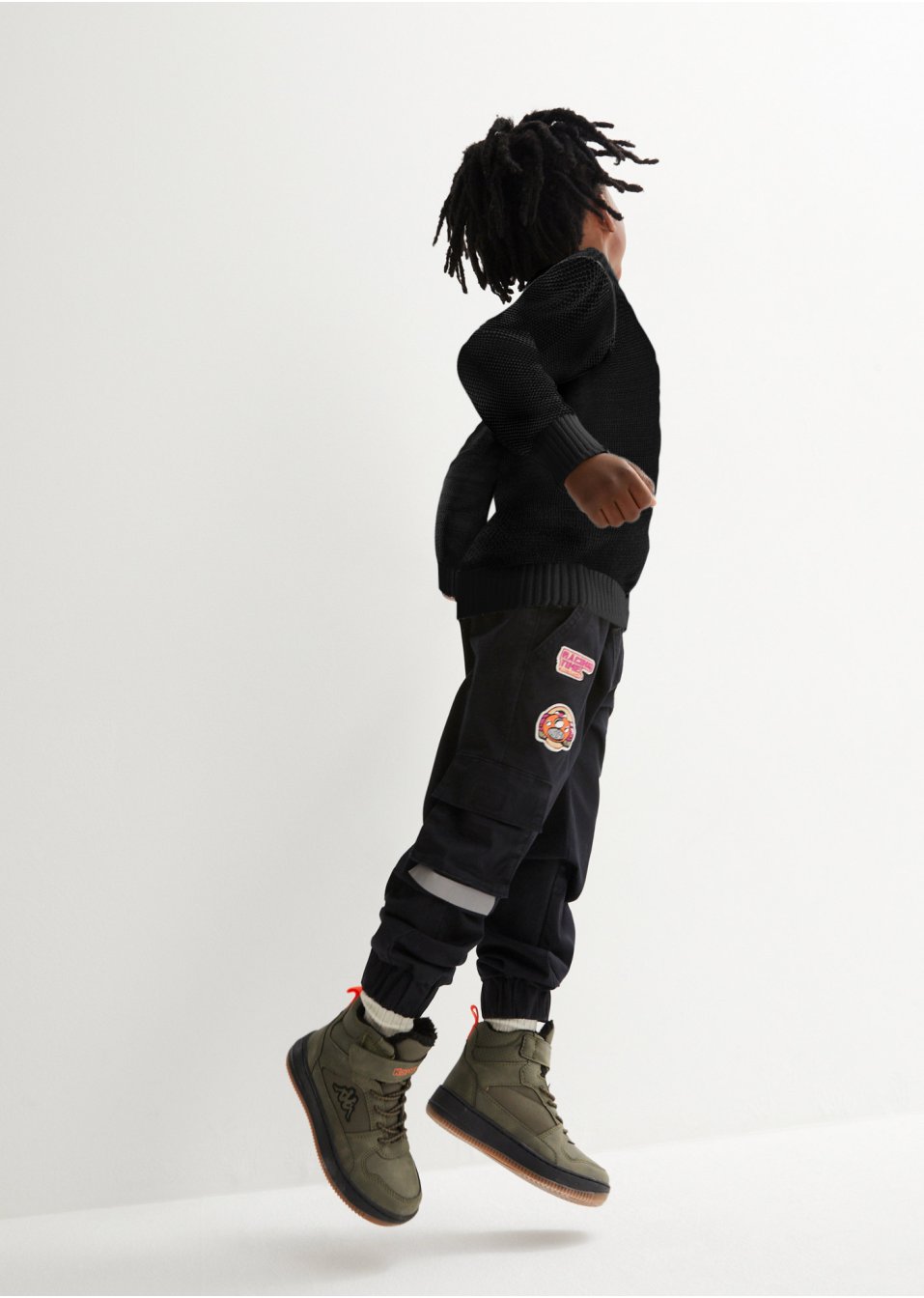 Pantalon twill garçon, Regular Fit