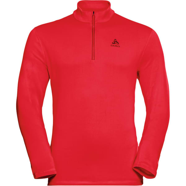 Sweat polaire ski rando ODLO BERRA MIDLAYER 1/2 ZIP CHINESE RED