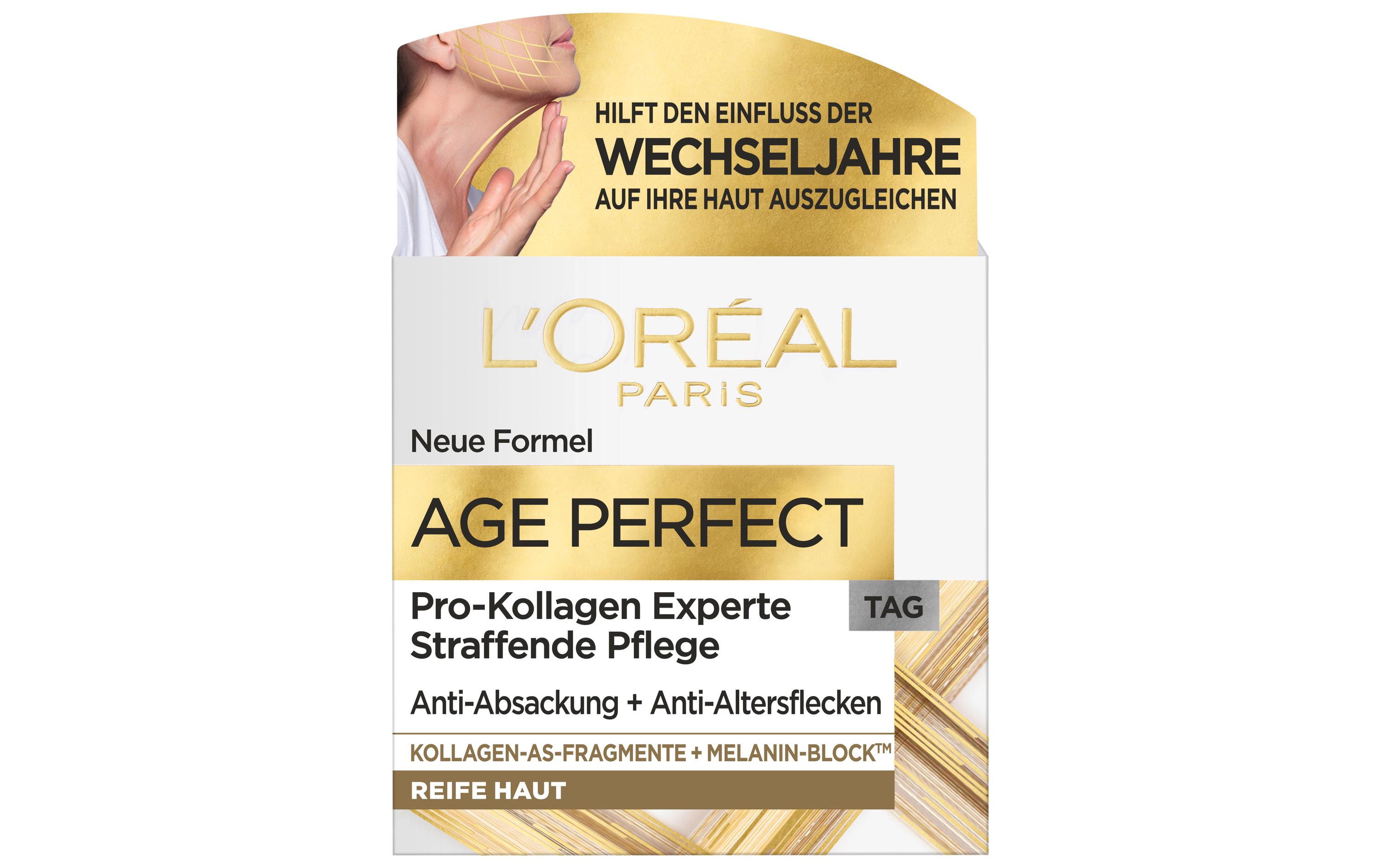 Tagescrème Age Perfect Pro-Kollagen Experte 50 mlTagespflege mit wirkungsvoller Kraft von Kollagen-AS-Fragmente