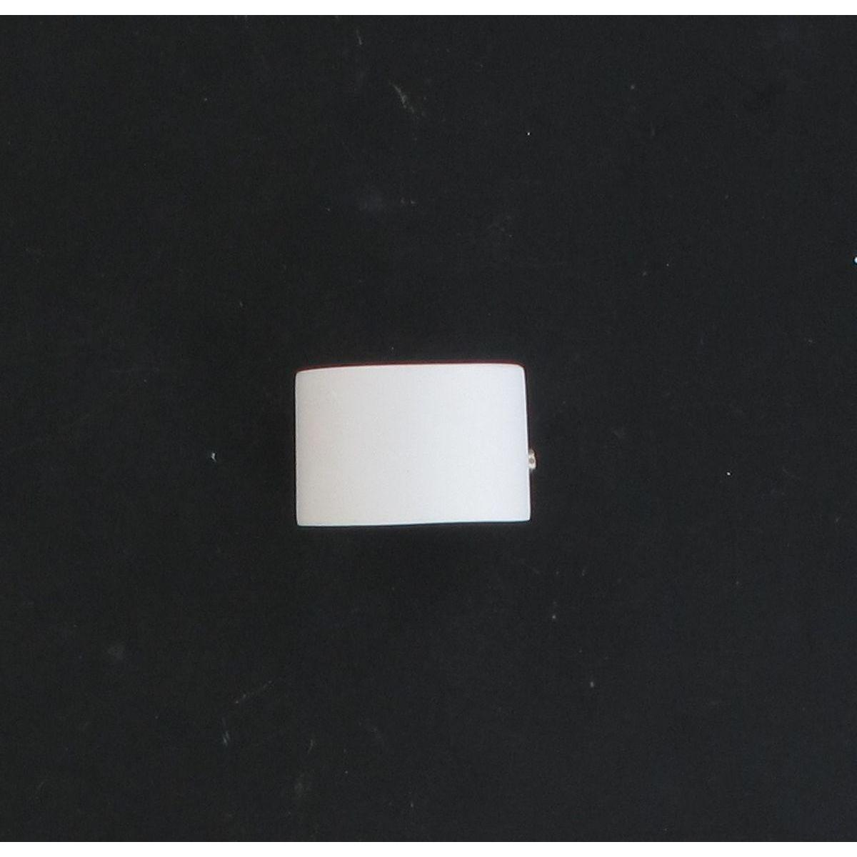 EMBOUT BOUCHON D28 X2 BLANC MAT
