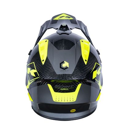 Casque cross Kenny TITANIUM CARBON GRAPHIC 2024 - Jaune