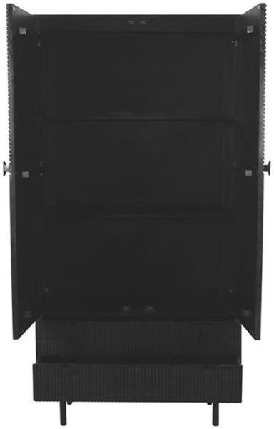 Hoge kast Zwart AC-49.055 Cotia B100 x D40 x H200 cm