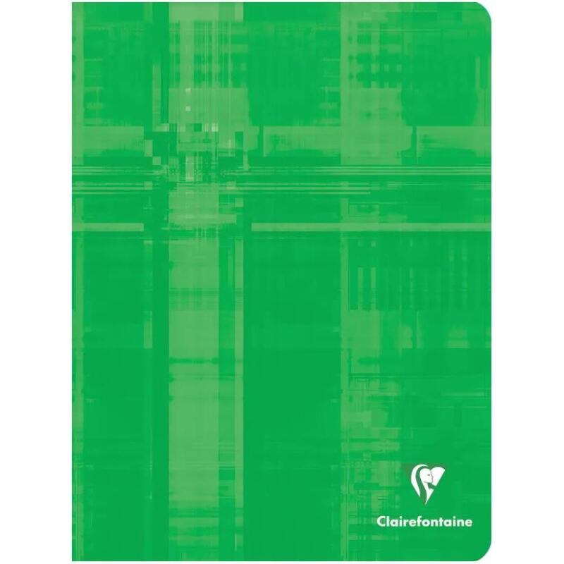 Cahier piqué 17x22cm 48 pages ligné + marge Couleur aléatoire - Assortis
