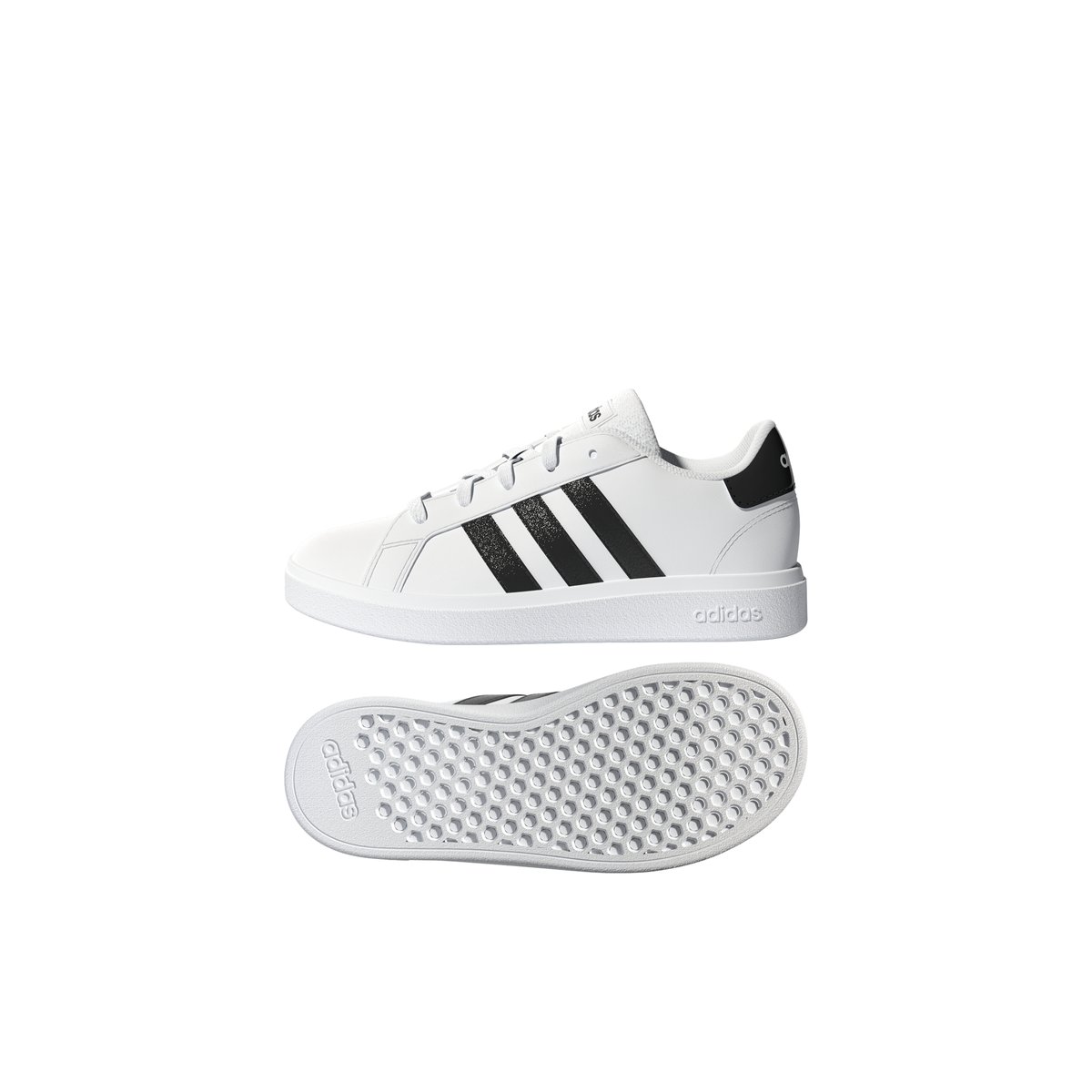 ADIDAS-Court k-jb-Baskets - Talon plat - Autre Blanc