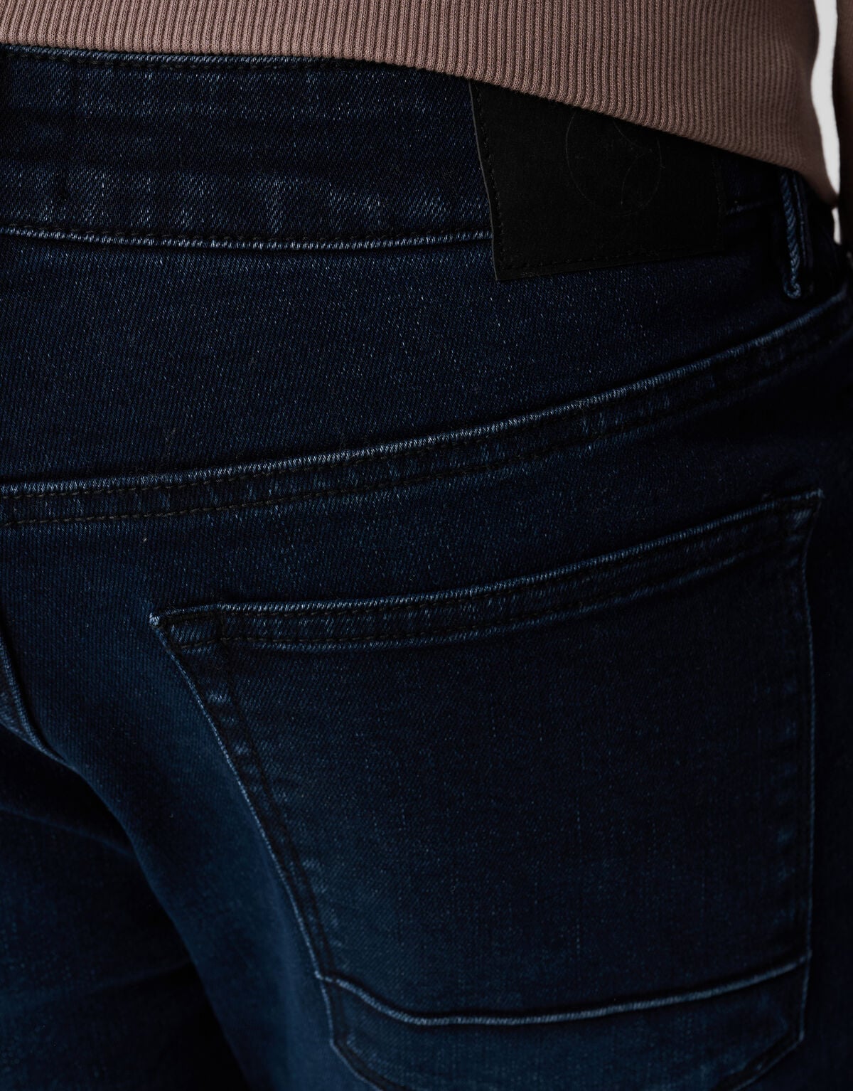 Slim Straight Fit Jeans Blauw/Zwart L32