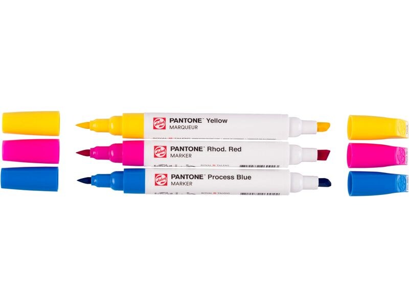 Talens Pantone Marker Set 3x Primary Wasserbasierte Marker