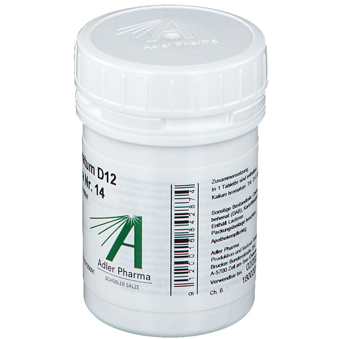 Adler Pharma Kalium bromatum D12 Biochemie nach Dr. Schüßler Nr. 14