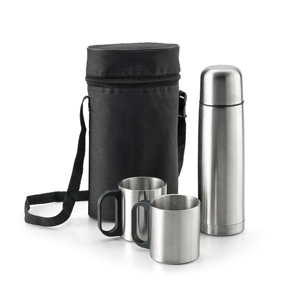 hi!dea 94609 - Ensemble thermos et mug en acier inoxydable