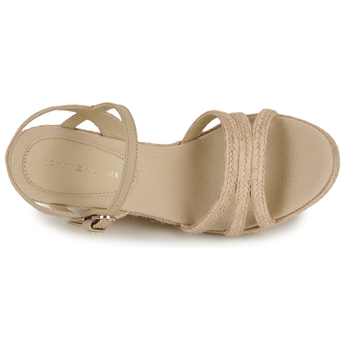 Tommy Hilfiger - ESSENTIAL BASIC WEDGE SANDAL - Beige