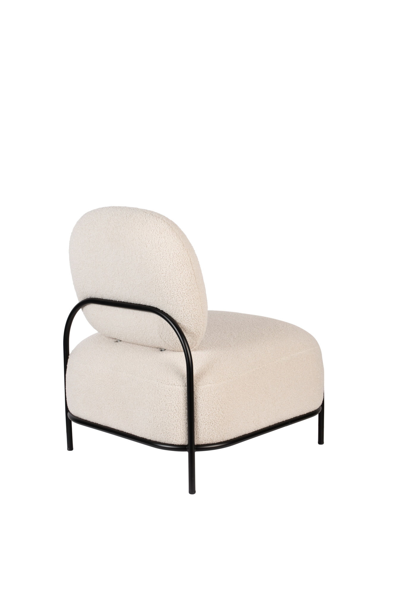 Fauteuil Polly teddy wit