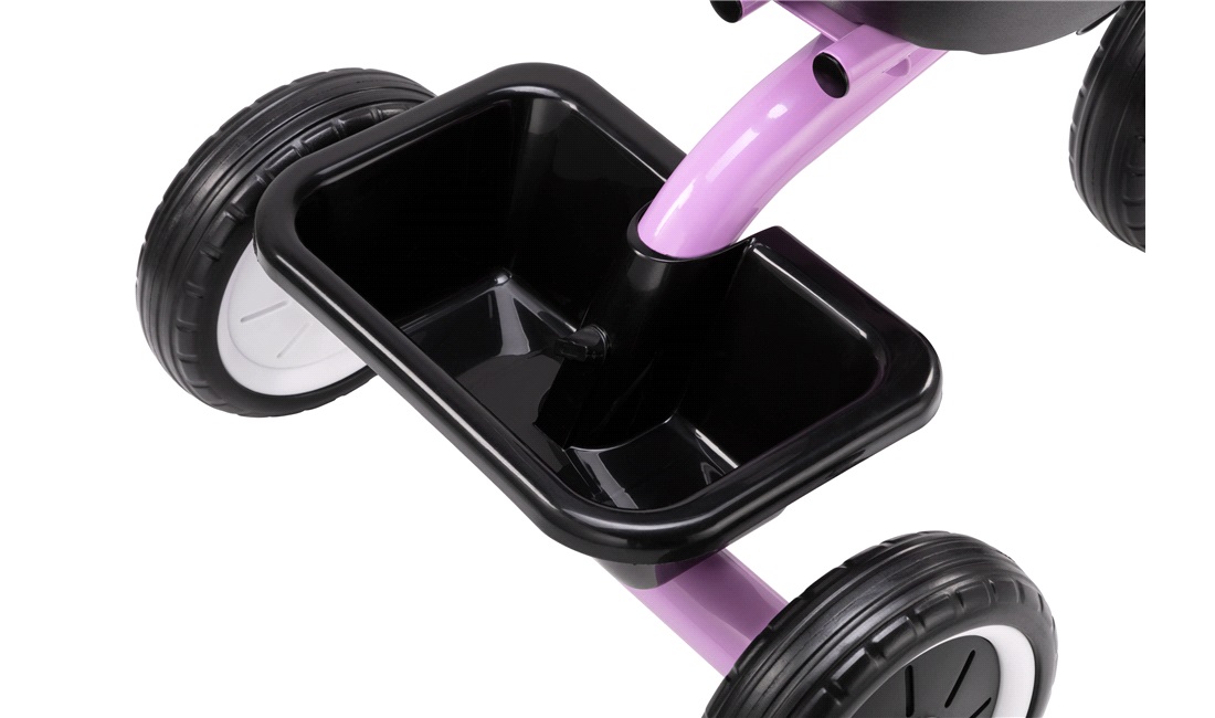 Trehjulet cykel, lys lilla
