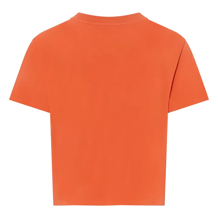 Alma Deia T-shirt Boxy Imprimé Tutto va Bene Coton Bio | Corail