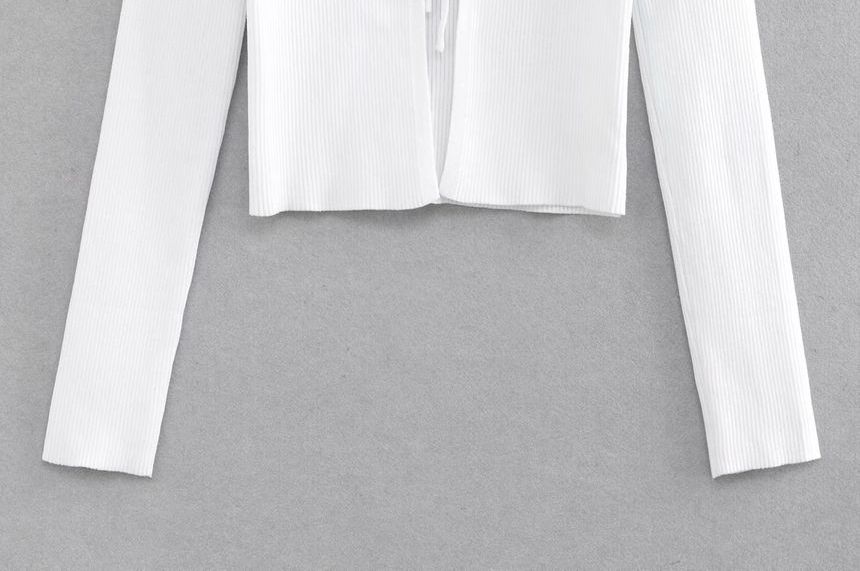 JOWI - Cropped Cardigan met Striksluiting