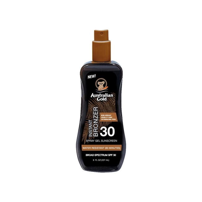 Australian Gold Bronzer Spray Gel Sunscreen SPF30