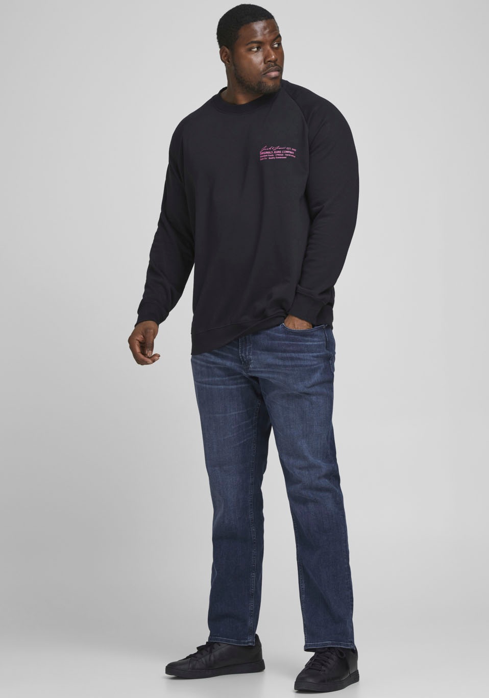 Jack & Jones PlusSize Slim-fit-Jeans »GLENN ORIGINAL« Bis Weite 48