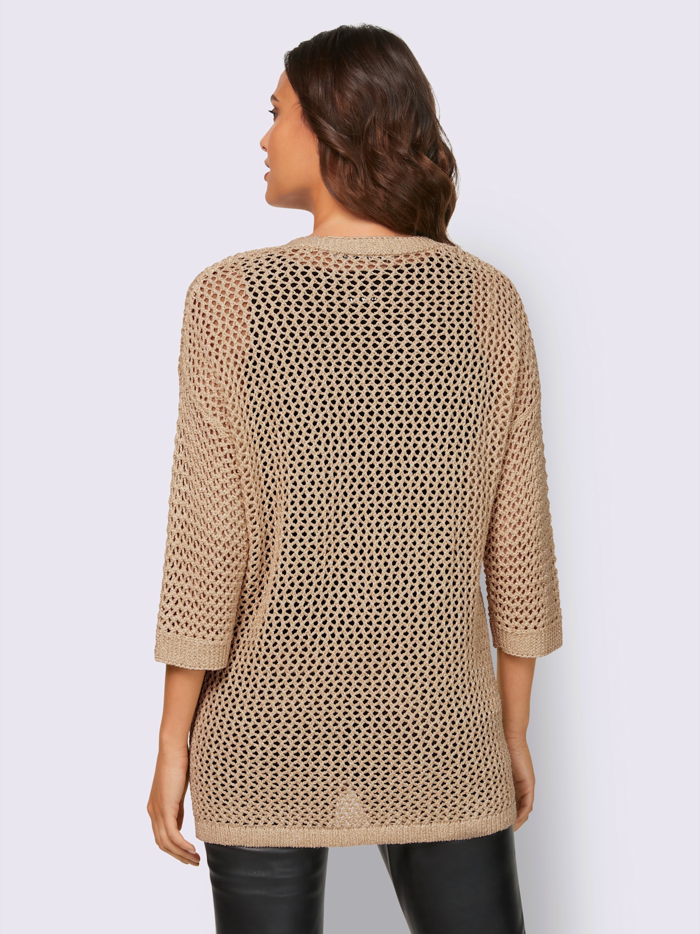 Veste en tricot superbe qualité légèrement brillante