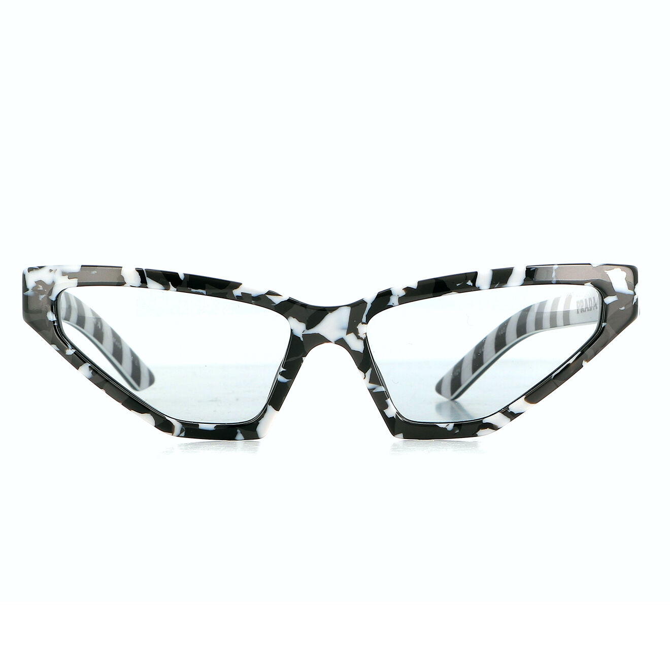 Prada Lunettes de soleil prada plastique noir/gris Parfait état - 15x15 cm