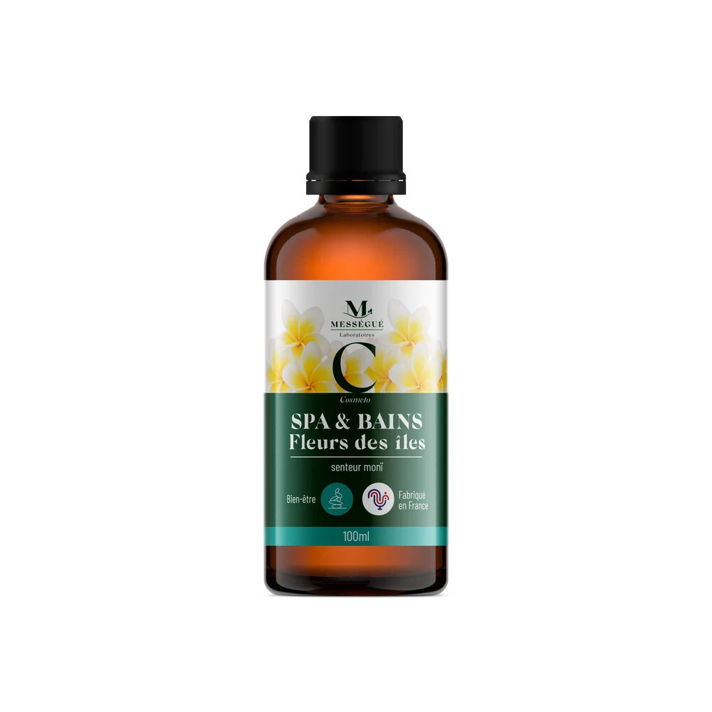 Huile pour spa senteur Fleurs des Îles 100ml