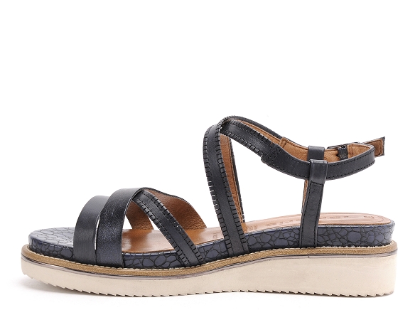 Tamaris nu pieds plats femme 28207 28 bleu