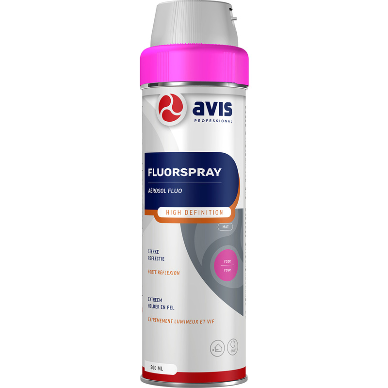 Avis Fluor Markeringsspray HD 500ml rose