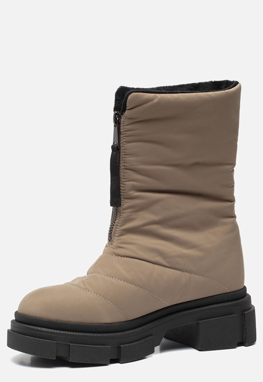 Ann Rocks Laarzen taupe Textiel