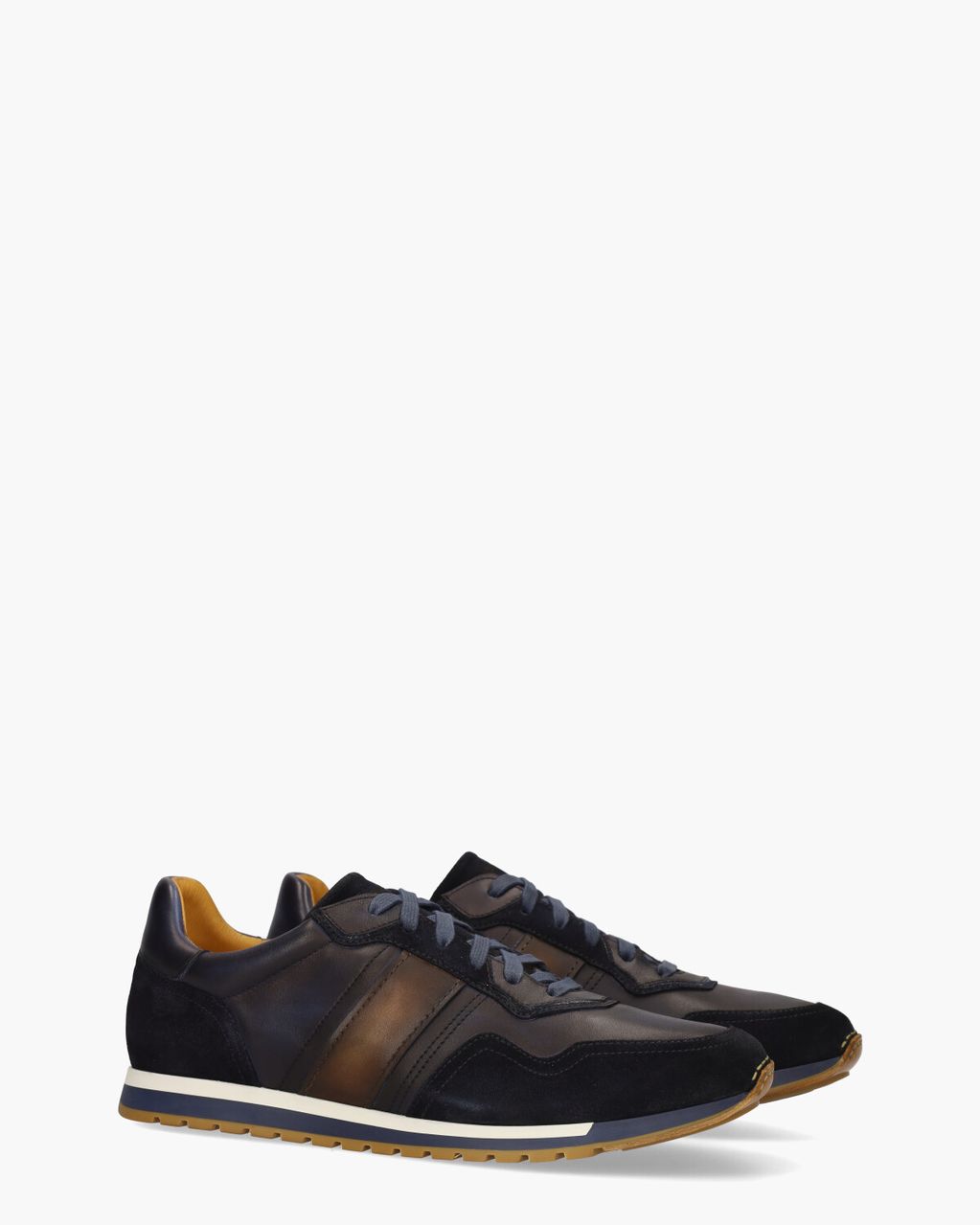 Magnanni 26099 Donkerblauw/Cognac Herensneakers