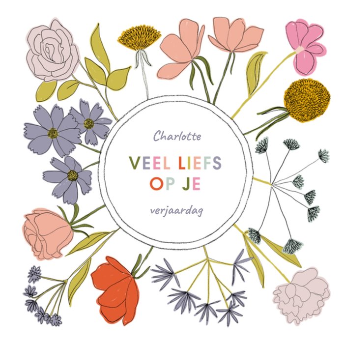 Greetz | Verjaardag | Bloemen | Vrouw