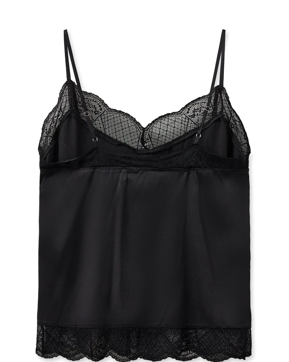 Mos Mosh  Ditte Silk blondetop - sort