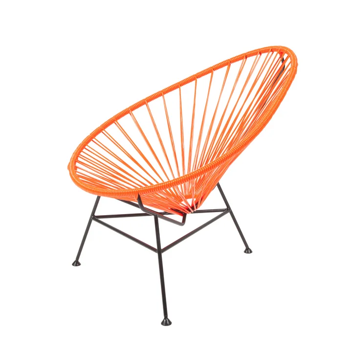Acapulco Design - Kinder Acapulco Mini Chair, orange / schwarz