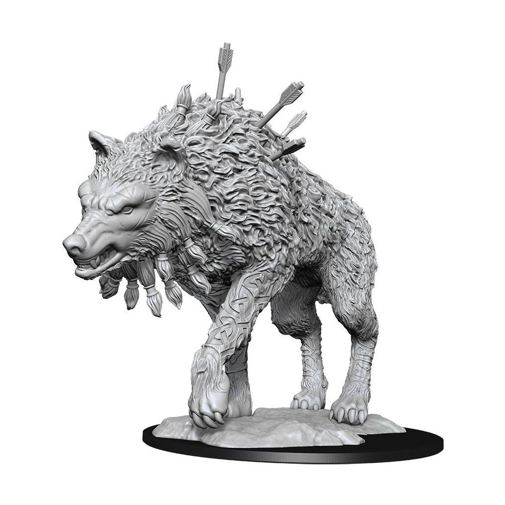 Magic the Gathering Deep Cuts Unpainted Miniatures : Cosmo Wolf