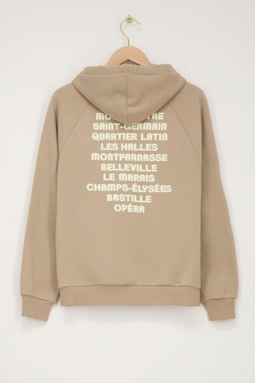Beige hoodie Paris city