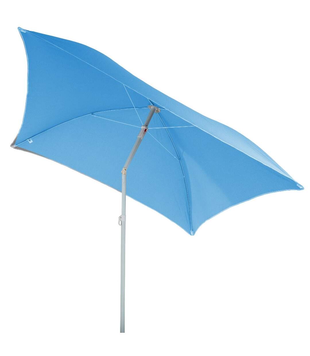 Parasol de plage carré Hélenie - L. 180 x l. 180 cm - Bleu clair