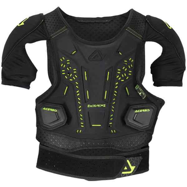 Acerbis - Pare-pierres DNA SH Noir / Jaune fluo