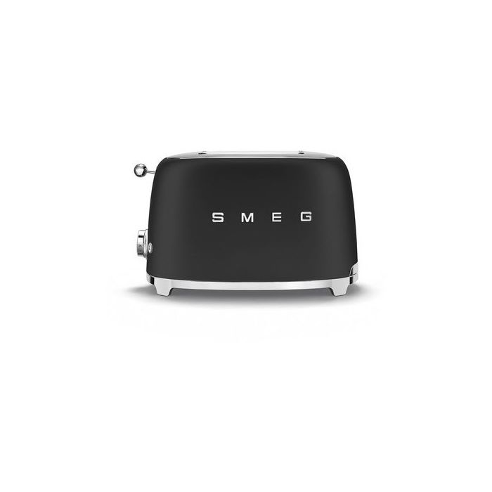 SMEG Toaster 2-Schlitz 50's Retro Style TSF01BLMEU Schwarz Matt