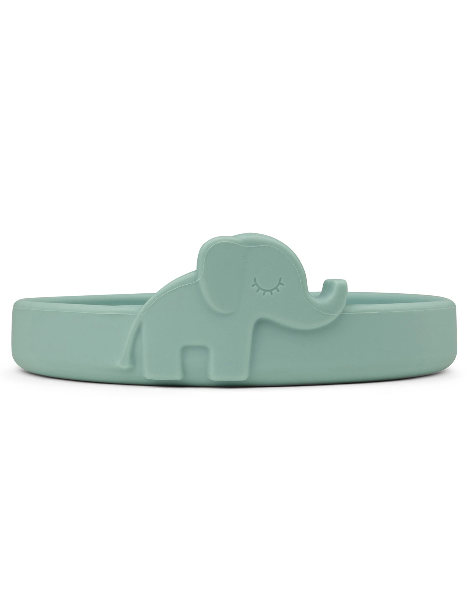 Silikon-Teller PEEKABOO - ELPHEE in blau