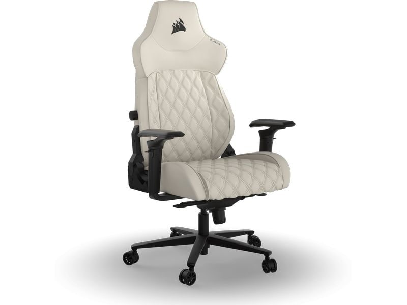 Corsair Gaming-Stuhl TC500 Luxe Frost Ergonomischer Racing-Gaming-Stuhl mit einer Belastbarkeit von bis zu 120 kg