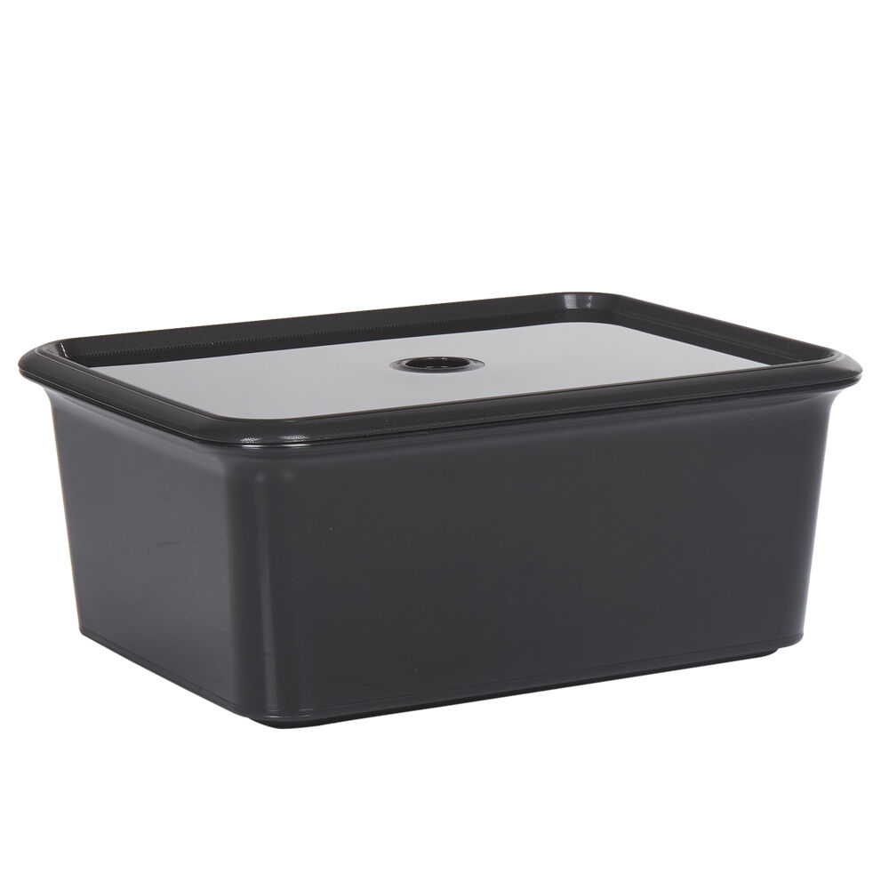 Boîte de rangement 6 L noir
