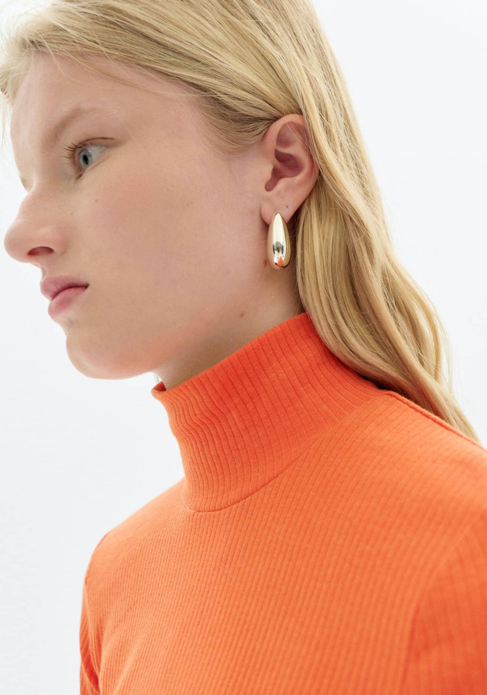 Thinking Mu Longsleeve Hemp Aine Apricot Orange