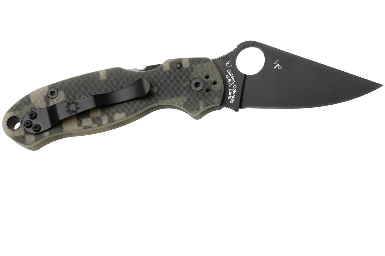 Spyderco Para 3 Camo Black C223GPCMOBK zakmes